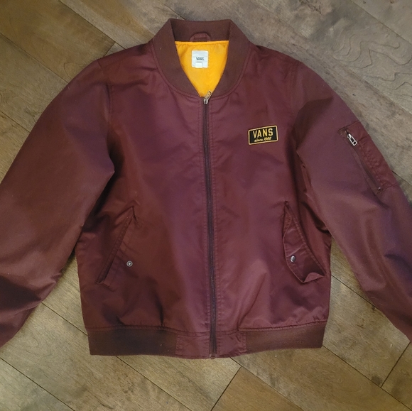 Vans Bomber Jacket For Teens Size XL - Picture 3 of 6